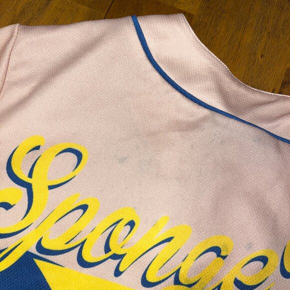 Nickelodeon Spongebob Squarepants baseball jersey medium *see desc! - Picture 8 of 9